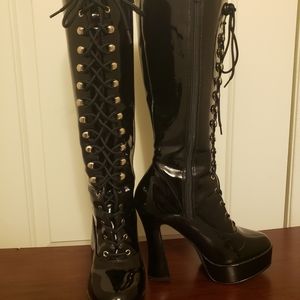 Pleaser 5" Platform Electra Boots